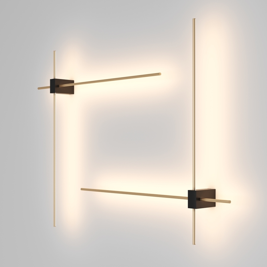 Maytoni C070WL-L12GB3K - LED väggbelysning PARS LED/12W/230V CRI 90 svart