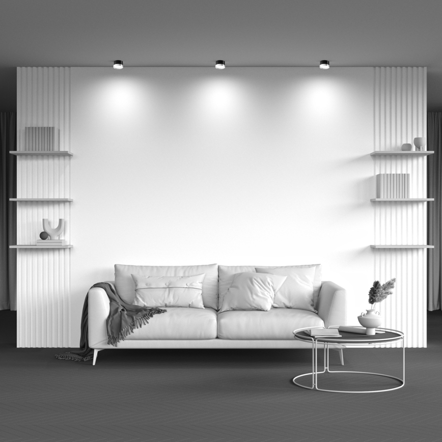 Maytoni C086CL-GX53-SRD-BG - Spotlight HOOP 1xGX53/15W/230V svart/guld