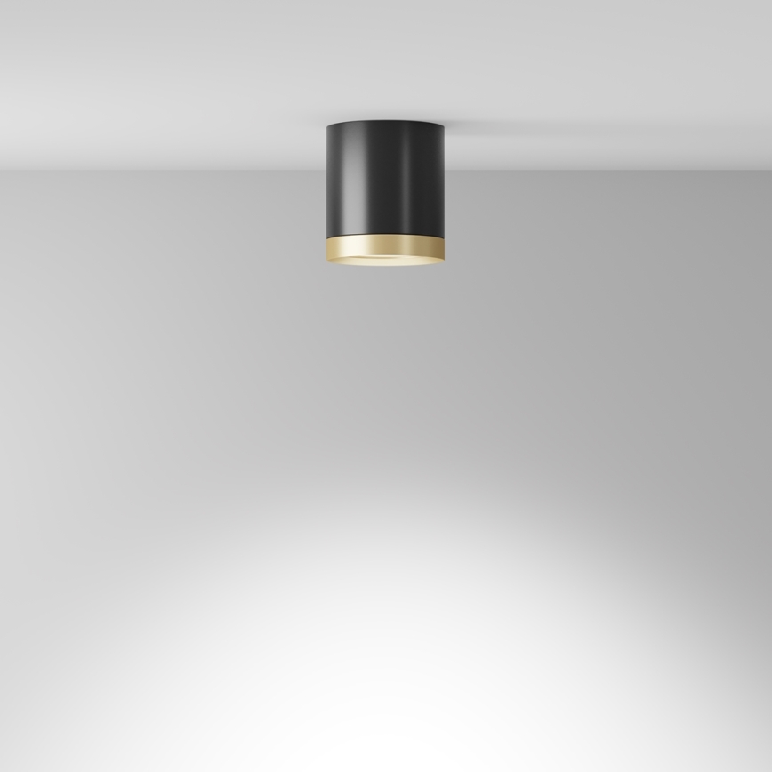 Maytoni C086CM-GX53-MRD-BG - Spotlight HOOP 1xGX53/15W/230V svart/guld