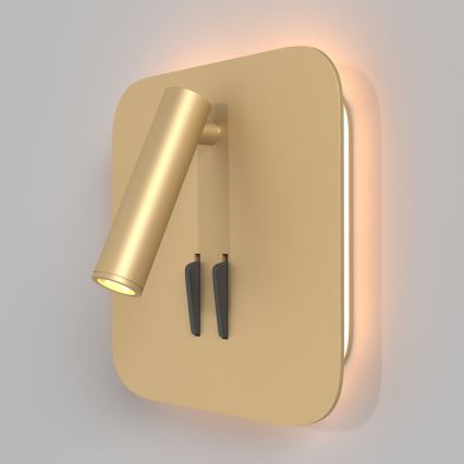 Maytoni C175-WL-01-6W-MG - LED väggspotlight IOS LED/9W/230V guld