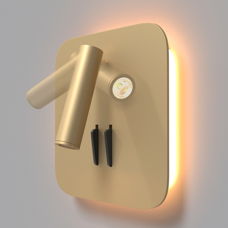 Maytoni C175-WL-01-6W-MG - LED väggspotlight IOS LED/9W/230V guld