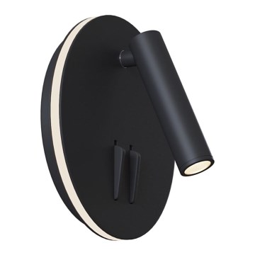 Maytoni C176-WL-01-6W-B - LED väggspotlight IOS LED/9W/230V svart
