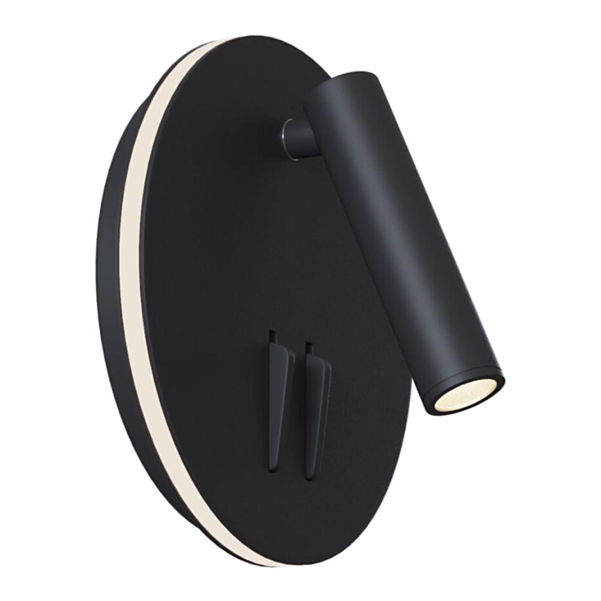 Maytoni C176-WL-01-6W-B - LED väggspotlight IOS LED/9W/230V svart