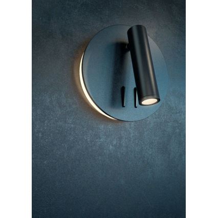 Maytoni C176-WL-01-6W-B - LED väggspotlight IOS LED/9W/230V svart