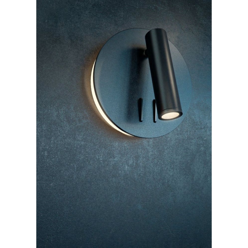 Maytoni C176-WL-01-6W-B - LED väggspotlight IOS LED/9W/230V svart