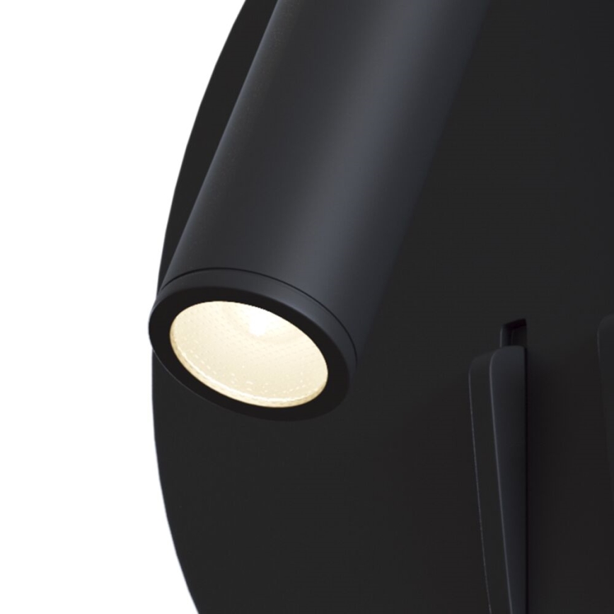 Maytoni C176-WL-01-6W-B - LED väggspotlight IOS LED/9W/230V svart