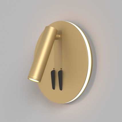 Maytoni C176-WL-01-6W-MG - LED väggspotlight IOS LED/9W/230V guld