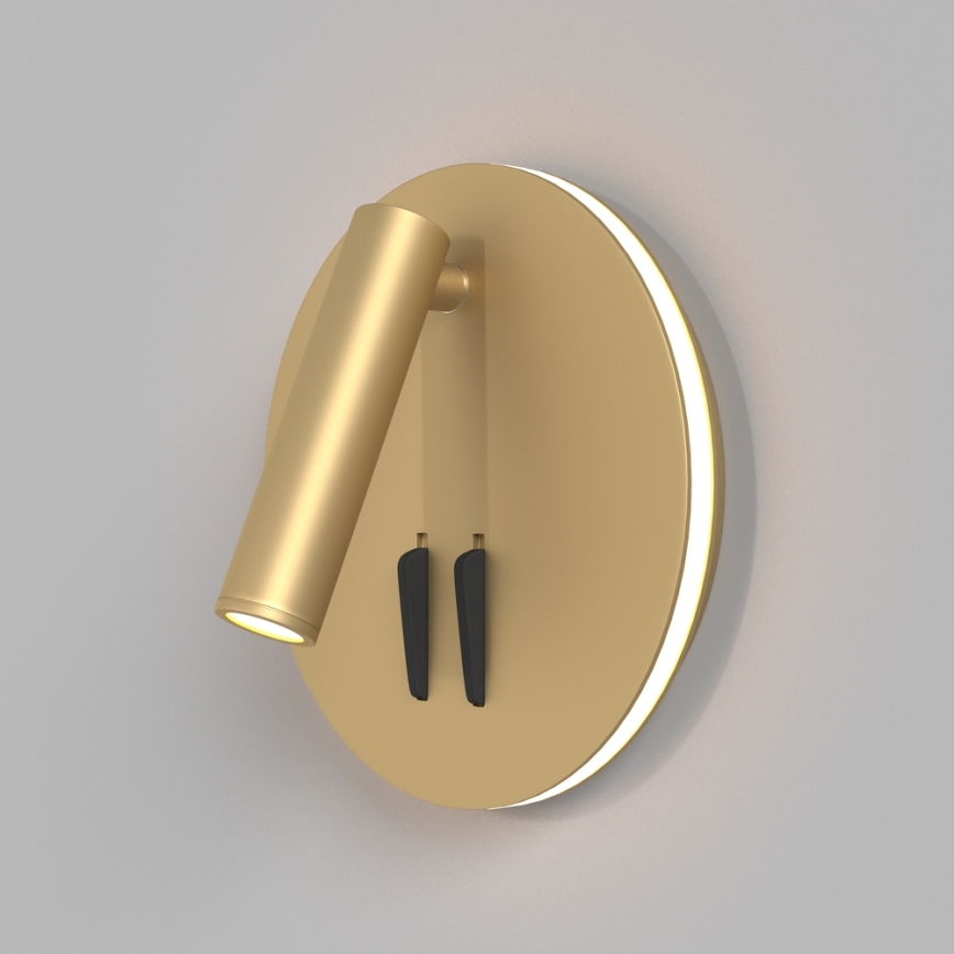 Maytoni C176-WL-01-6W-MG - LED väggspotlight IOS LED/9W/230V guld