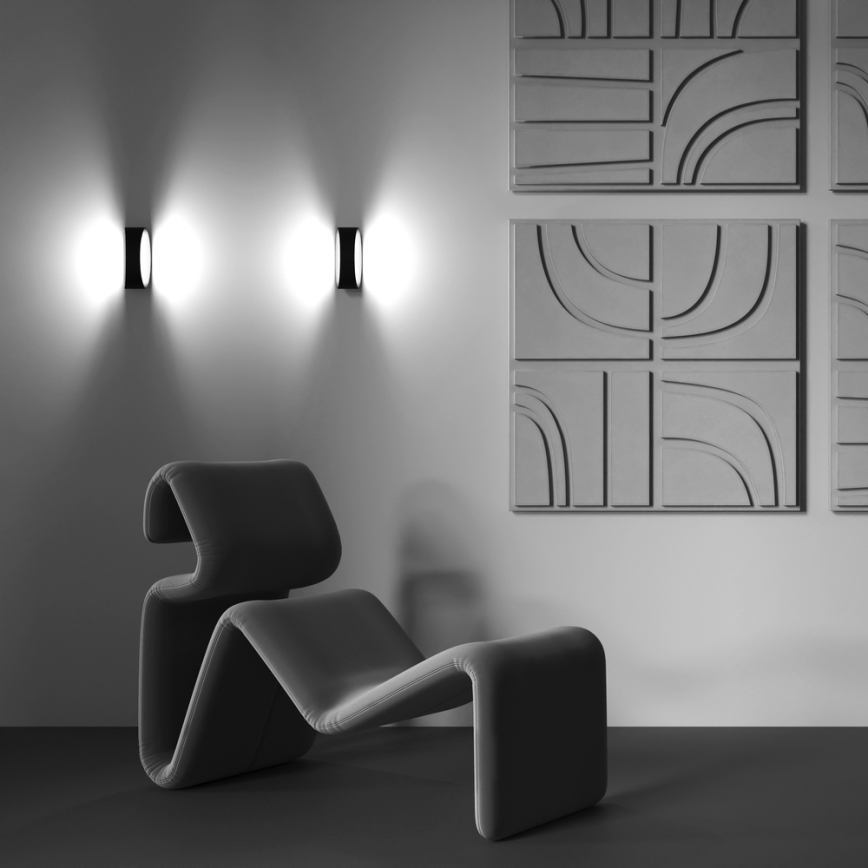 Maytoni C806WL-L5B - LED väggbelysning TRAME LED/6W/230V svart