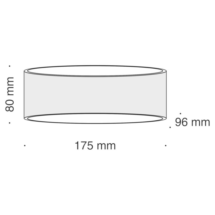 Maytoni C806WL-L5B - LED väggbelysning TRAME LED/6W/230V svart