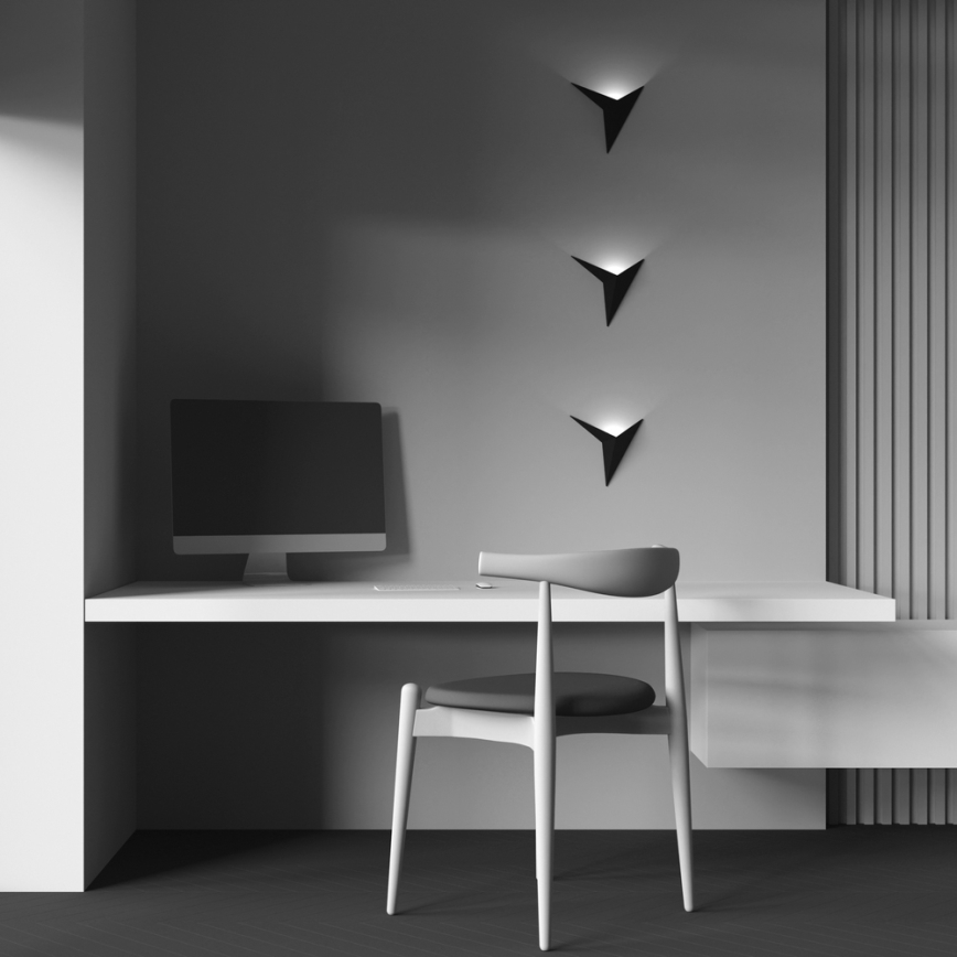 Maytoni C808WL-L3B - LED väggbelysning TRAME LED/3W/230V svart