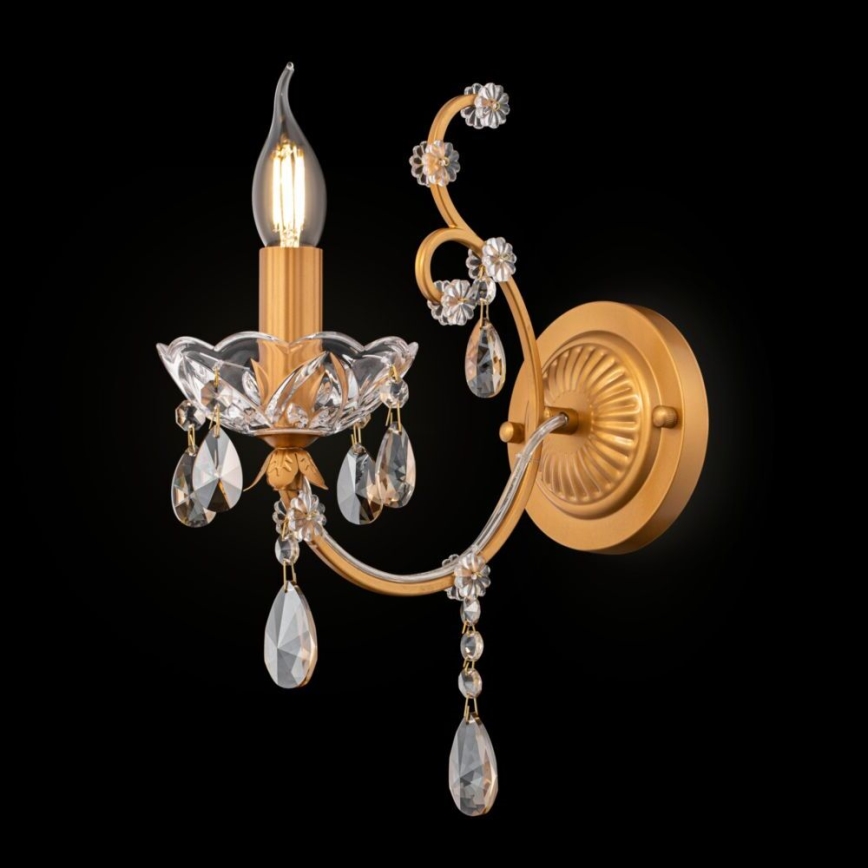 Maytoni DIA004-01-G - Vägglampa SEVILLA 1xE14/60W/230V