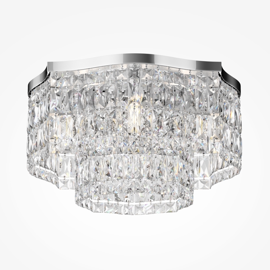 Maytoni DIA005CL-06CH - Taklampa DUNE 6xE14/60W/230V skinande krom