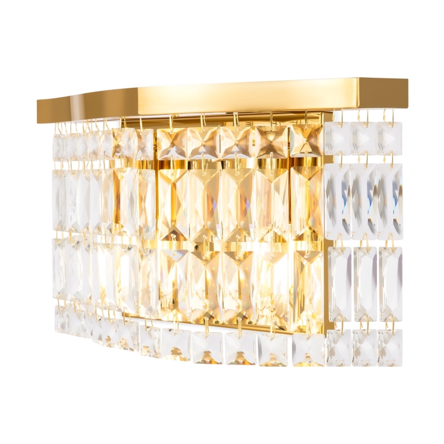 Maytoni DIA005WL-02G - Vägglampa DUNE 2xE14/60W/230V guld