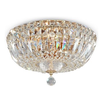 Maytoni DIA100-CL-03-G - Taklampa BASFOR 3xE14/60W/230V guld