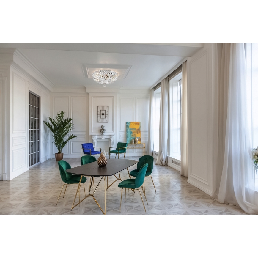 Maytoni DIA100-CL-03-N - Taklampa BASFOR 3xE14/60W/230V matt krom