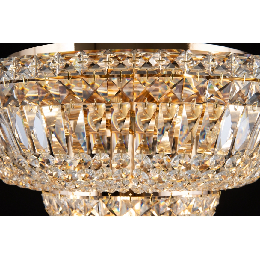 Maytoni DIA100-CL-12-G - Taklampa BASFOR 12xE14/60W/230V guld