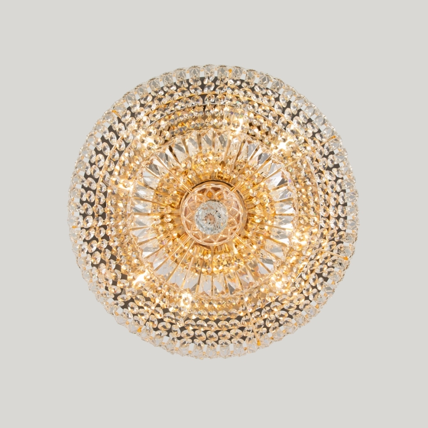 Maytoni DIA100-CL-12-G - Taklampa BASFOR 12xE14/60W/230V guld
