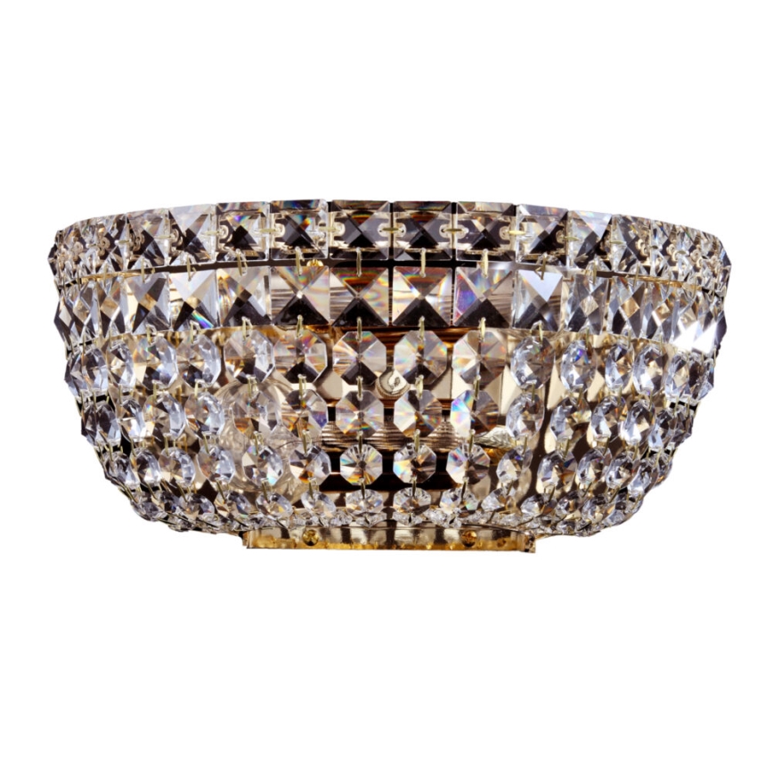 Maytoni DIA100-WL-02-G - Vägglampa BASFOR 2xE14/60W/230V guld