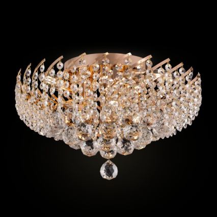 Maytoni DIA120-06-G - Taklampa KAROLINA 6xE14/40W/230V
