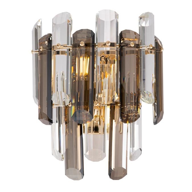 Maytoni DIA200WL-02G - Vägglampa FLARE 2xE14/40W/230V