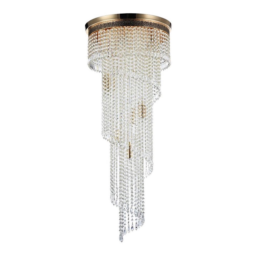 Maytoni DIA522-CL-12-G - Taklampa CASCADE 12xE14/60W/230V