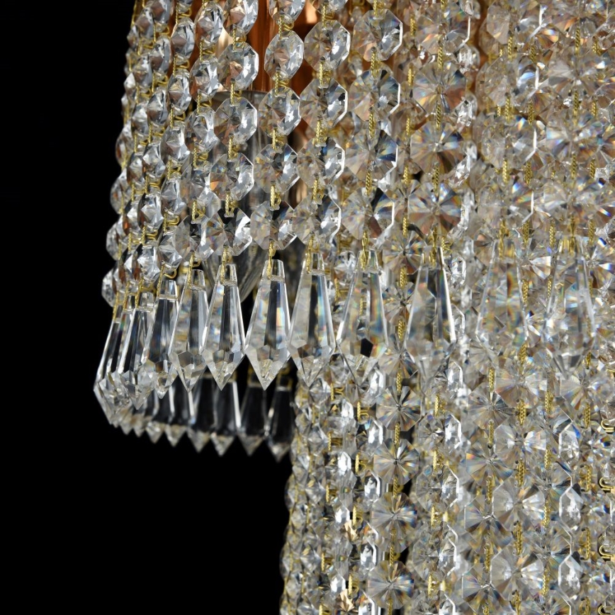 Maytoni DIA522-CL-12-G - Taklampa CASCADE 12xE14/60W/230V