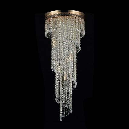 Maytoni DIA522-CL-12-G - Taklampa CASCADE 12xE14/60W/230V