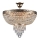 Maytoni DIA890-CL-05-G - Fäst ljuskrona PALACE 5xE27/60W/230V