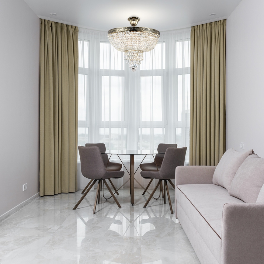 Maytoni DIA890-CL-05-G - Fäst ljuskrona PALACE 5xE27/60W/230V