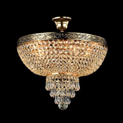 Maytoni DIA890-CL-05-G - Fäst ljuskrona PALACE 5xE27/60W/230V