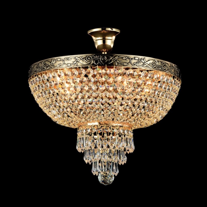 Maytoni DIA890-CL-05-G - Fäst ljuskrona PALACE 5xE27/60W/230V