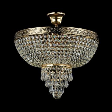 Maytoni DIA890-CL-05-G - Fäst ljuskrona PALACE 5xE27/60W/230V
