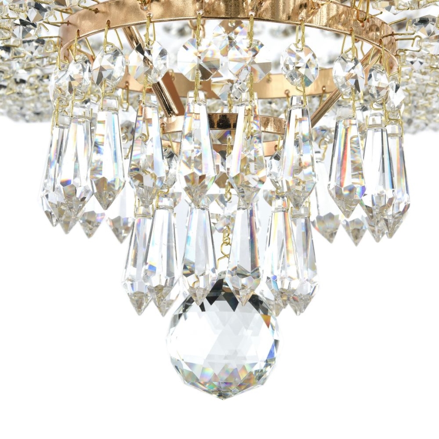 Maytoni DIA890-CL-05-G - Fäst ljuskrona PALACE 5xE27/60W/230V