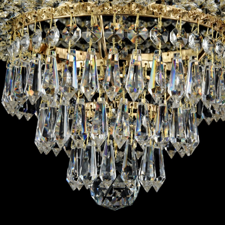 Maytoni DIA890-CL-06-G - Fäst ljuskrona PALACE 6xE27/60W/230V
