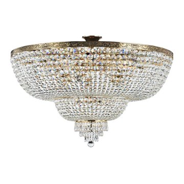 Maytoni DIA890-CL-18-G - Fäst ljuskrona PALACE 18xE27/60W/230V