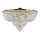 Maytoni DIA890-CL-18-G - Fäst ljuskrona PALACE 18xE27/60W/230V