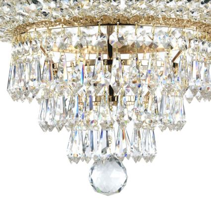 Maytoni DIA890-CL-18-G - Fäst ljuskrona PALACE 18xE27/60W/230V