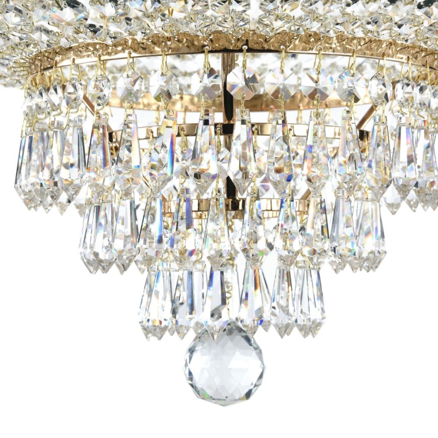 Maytoni DIA890-CL-18-G - Fäst ljuskrona PALACE 18xE27/60W/230V