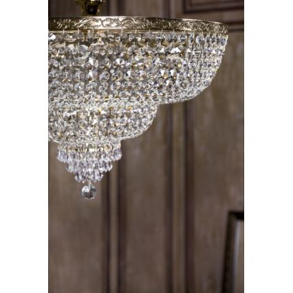 Maytoni DIA891-CL-14-G - Fäst ljuskrona PALACE 14xE27/60W/230V