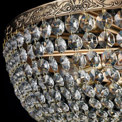 Maytoni DIA891-CL-14-G - Fäst ljuskrona PALACE 14xE27/60W/230V