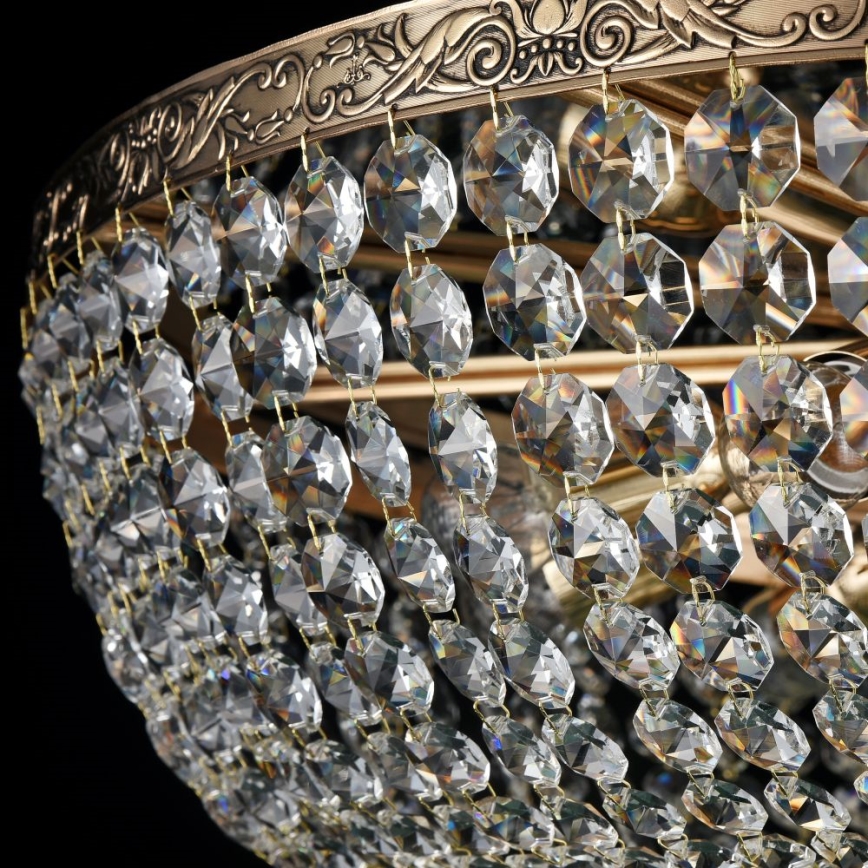 Maytoni DIA891-CL-14-G - Fäst ljuskrona PALACE 14xE27/60W/230V