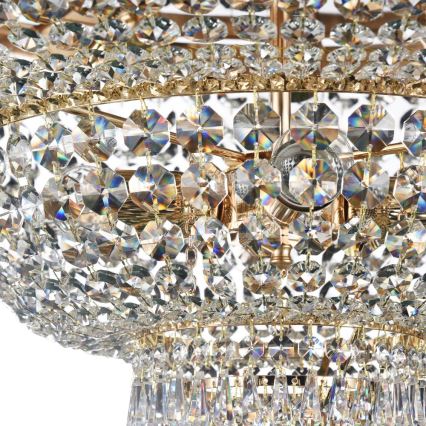 Maytoni DIA891-CL-14-G - Fäst ljuskrona PALACE 14xE27/60W/230V