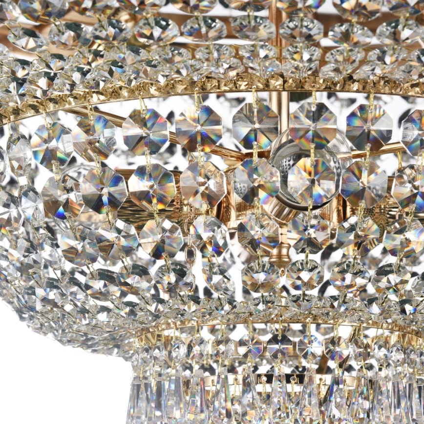Maytoni DIA891-CL-14-G - Fäst ljuskrona PALACE 14xE27/60W/230V