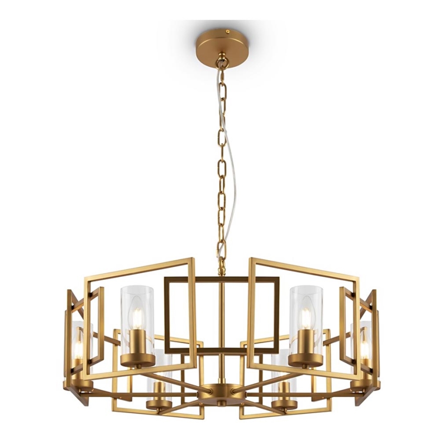 Maytoni H009PL-06G - Ljuskrona på kedja BOWI 6xE14/40W/230V