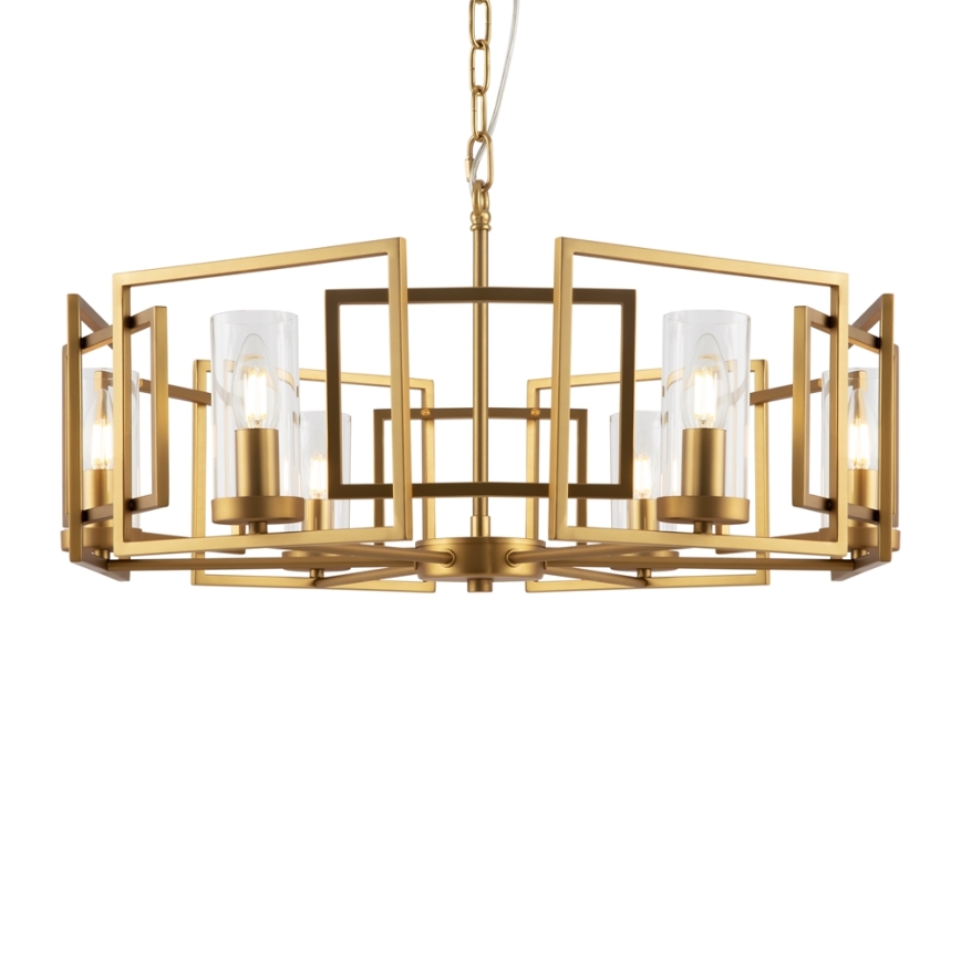 Maytoni H009PL-06G - Ljuskrona på kedja BOWI 6xE14/40W/230V
