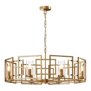 Maytoni H009PL-08G - Ljuskrona på kedja BOWI 8xE14/40W/230V