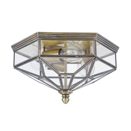 Maytoni H356-CL-03-BZ - Taklampa ZEIL 3xE27/60W/230V