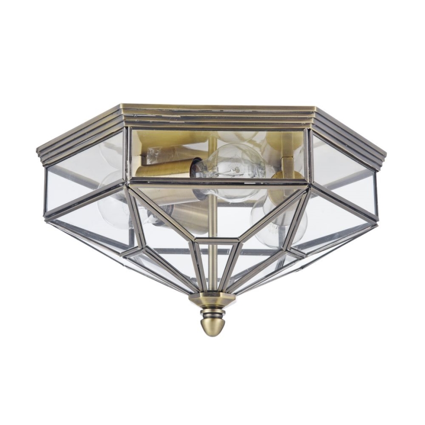 Maytoni H356-CL-03-BZ - Taklampa ZEIL 3xE27/60W/230V