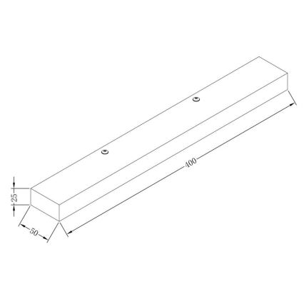 Maytoni MIR011WL-L9W4K - LED väggbelysning ORION LED/9W/230V vit